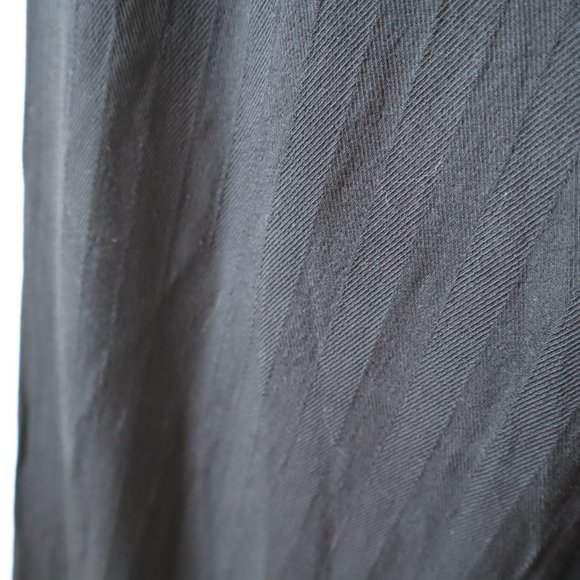 H&M Wide Leg Black Herringbone Pants, Size 6 - Picture 6 of 15